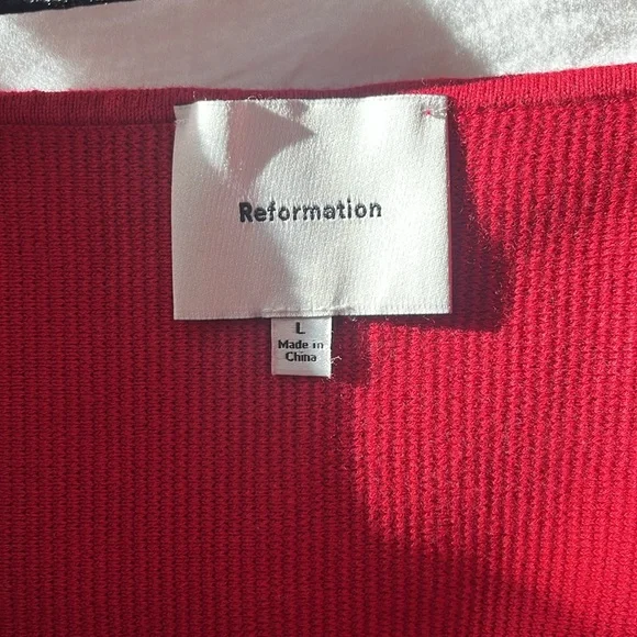 Reformation Julia Ribbed Knit Sweater Tank - Picture 9 of 9